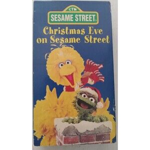 Christmas Eve on Sesame Street VHS Sony Wonder Children's Television Workshop